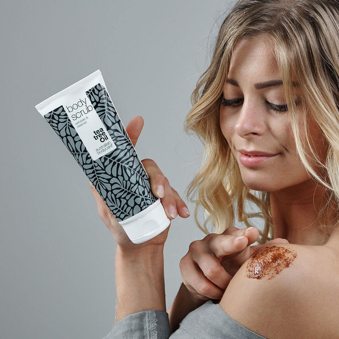 3 Body Scrub — pakketilbud - Pakketilbud med 3 body scrubs (200 ml): Tea Tree Oil, Lemon Myrtle og Mint
