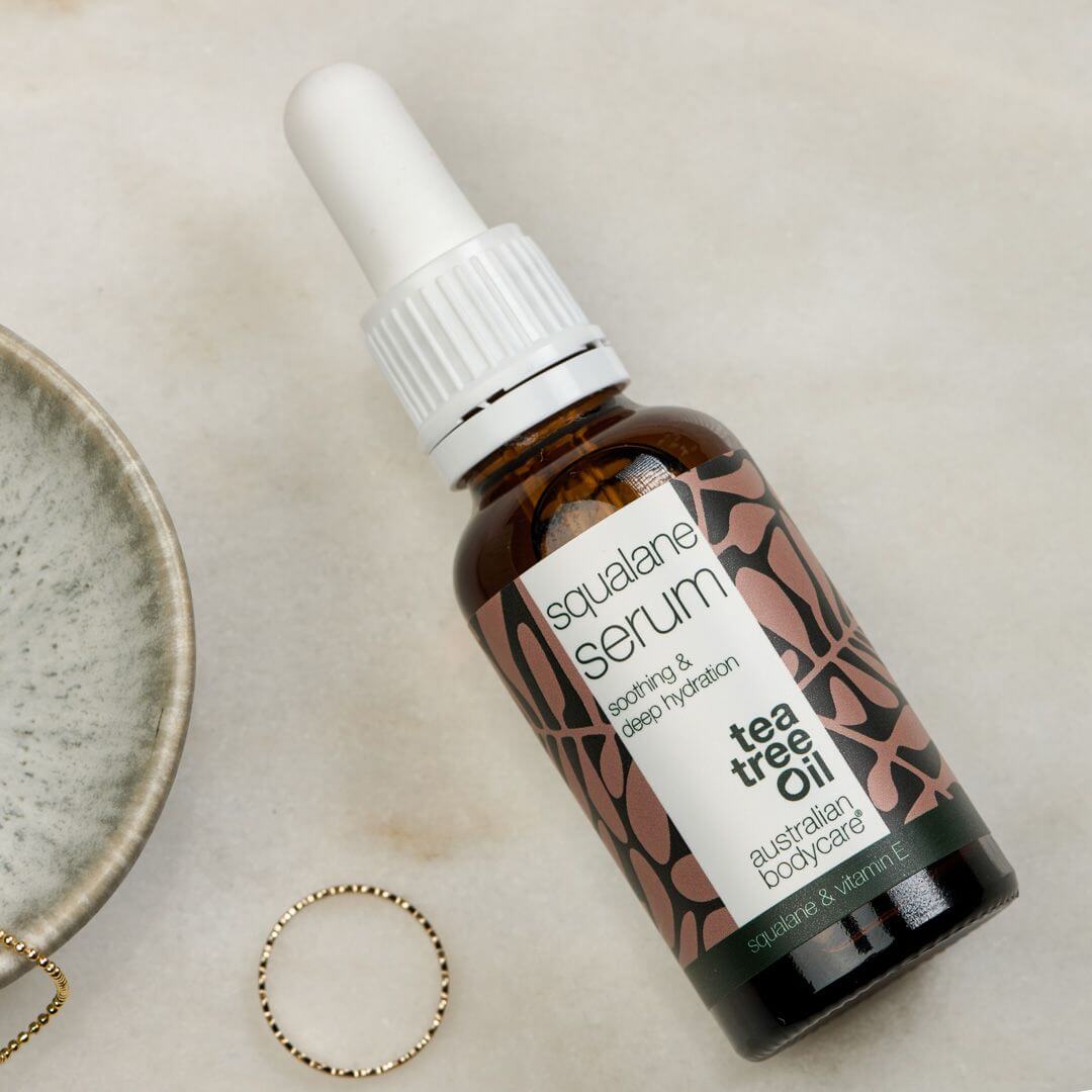 Sett til kløende og svært tørr hud i ansiktet - 3 fuktgivende produkter: ansiktsrens, Squalane Serum og krem