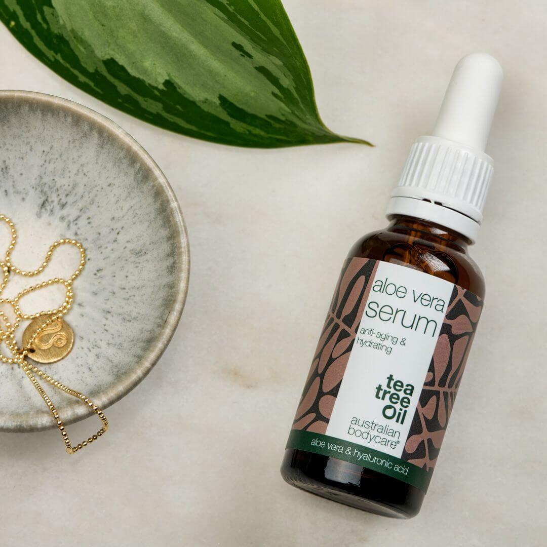 Sett til rynker og dehydrert hud - 3 Anti Age–produkter til tørr hud: Ansiktsrens, Aloe Vera Serum og krem