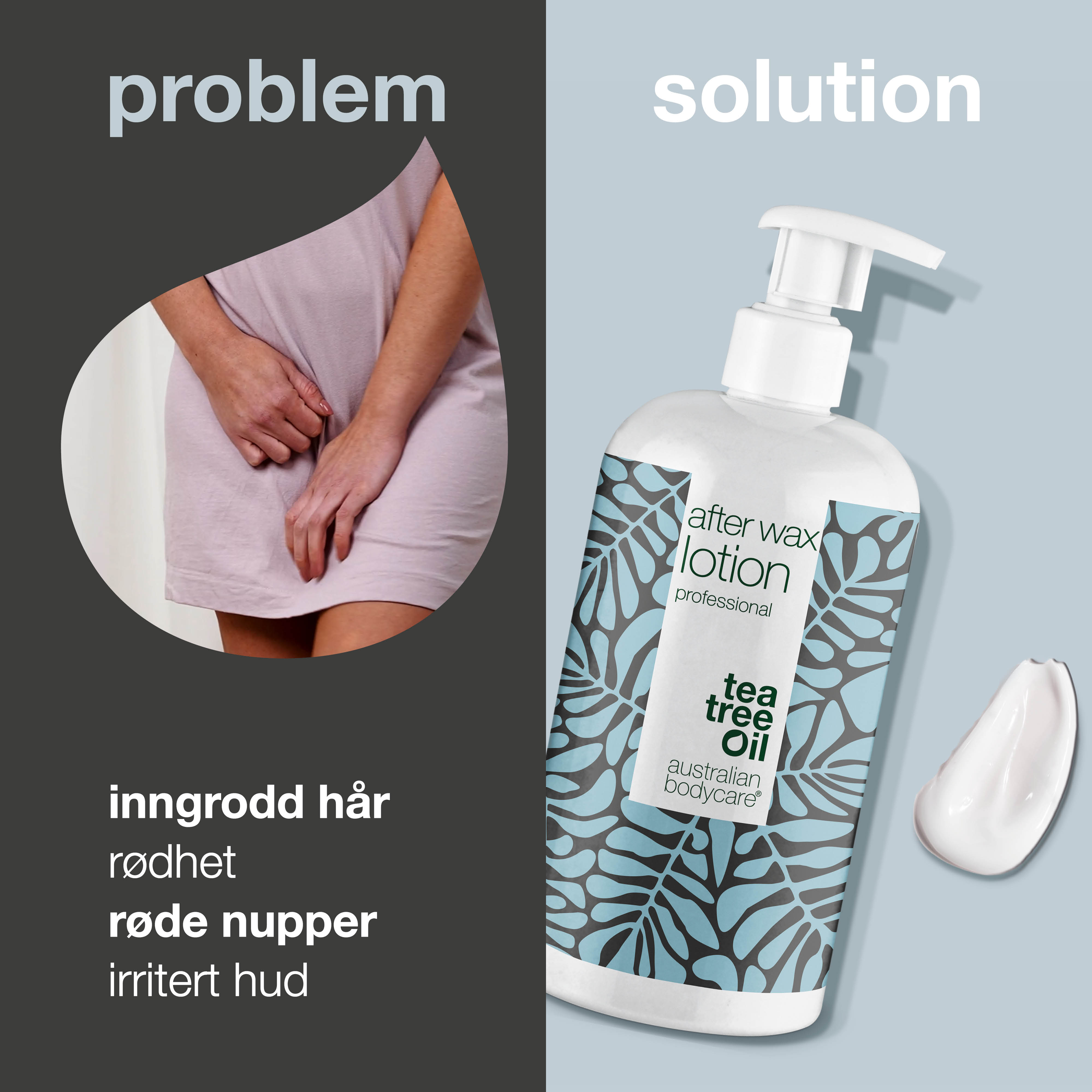 Professionel After Wax Lotion — Lotion til brug efter voksbehandling, bikini voksbehandling eller brazilian wax