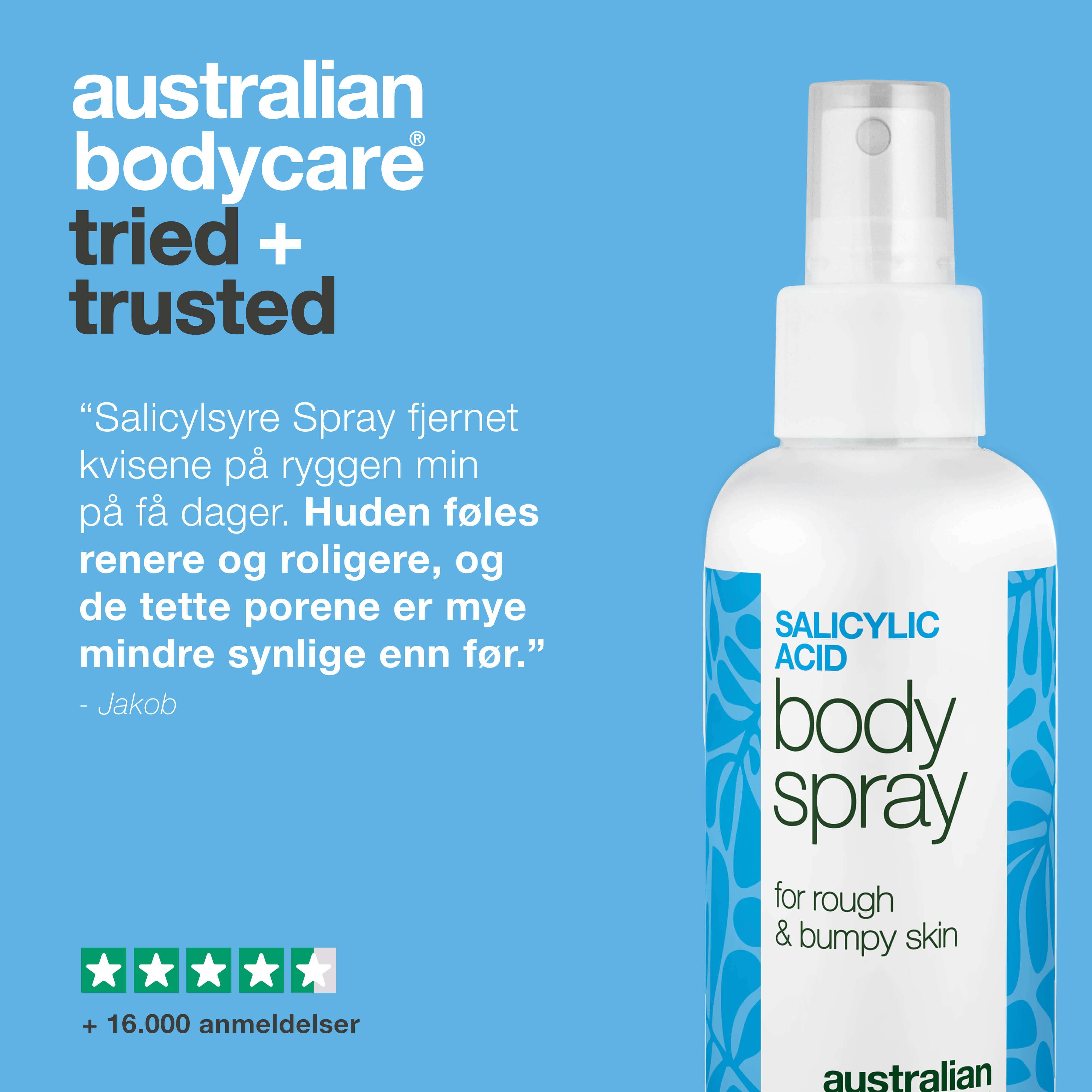 Salisylsyrespray mot uren hud, kviser og tette porer — Salisylsyrespray mot kviser og uren hud. Inneholder salisylsyre og glykolsyre som renser porene og forbedrer hudens tekstur.