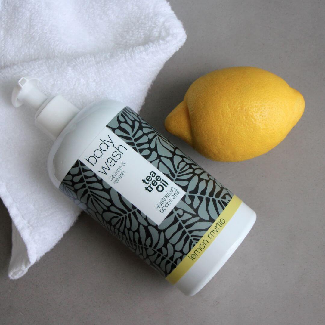 4 for 3 Tea Tree Body Wash 500 ml Lemon Myrtle — pakketilbud - Pakketilbud med 4 Body Wash (500 ml): Tea Tree Oil Lemon Myrtle