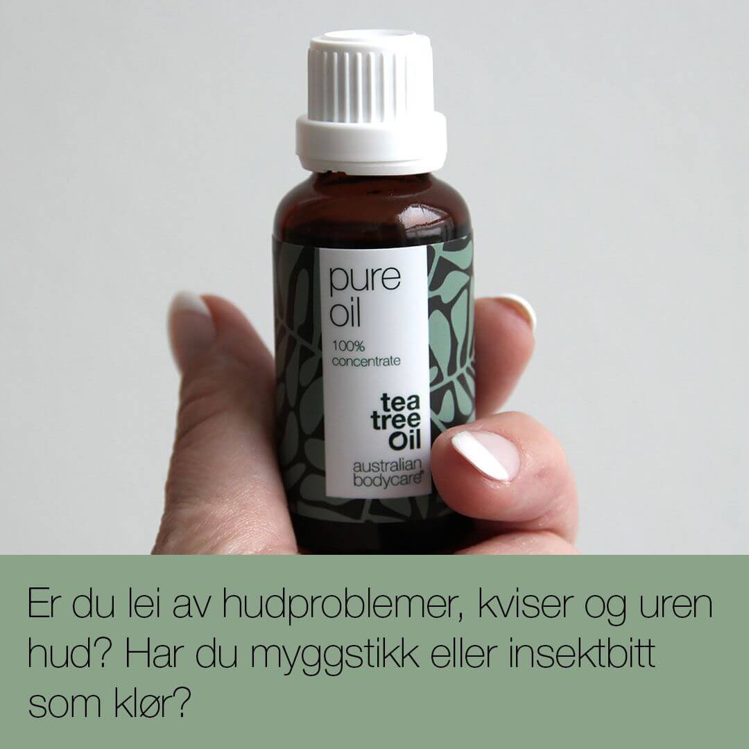 3 stk. XL 30 ml Tea Tree Oil til hudproblemer - 3–pack med 100% konsentrert og ufortynnet Tea Tree Oil fra Australia