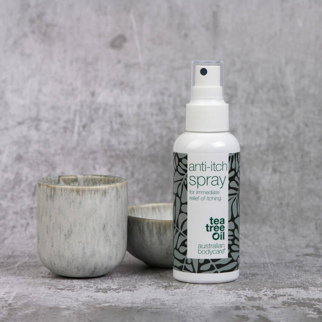 Spray til at lindre ubehag ved hudirritation - Beroligende, lindrende spray til irritert hud