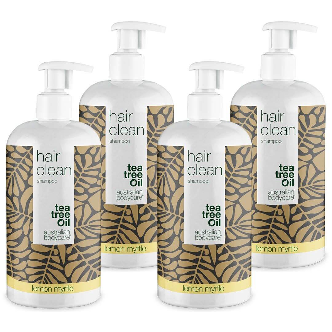 4 for 3 Tea Tree shampoo 500 ml Lemon Myrtle — pakketilbud - Pakketilbud med 4 shampoos (500 ml): Tea Tree Oil og Lemon Myrtle