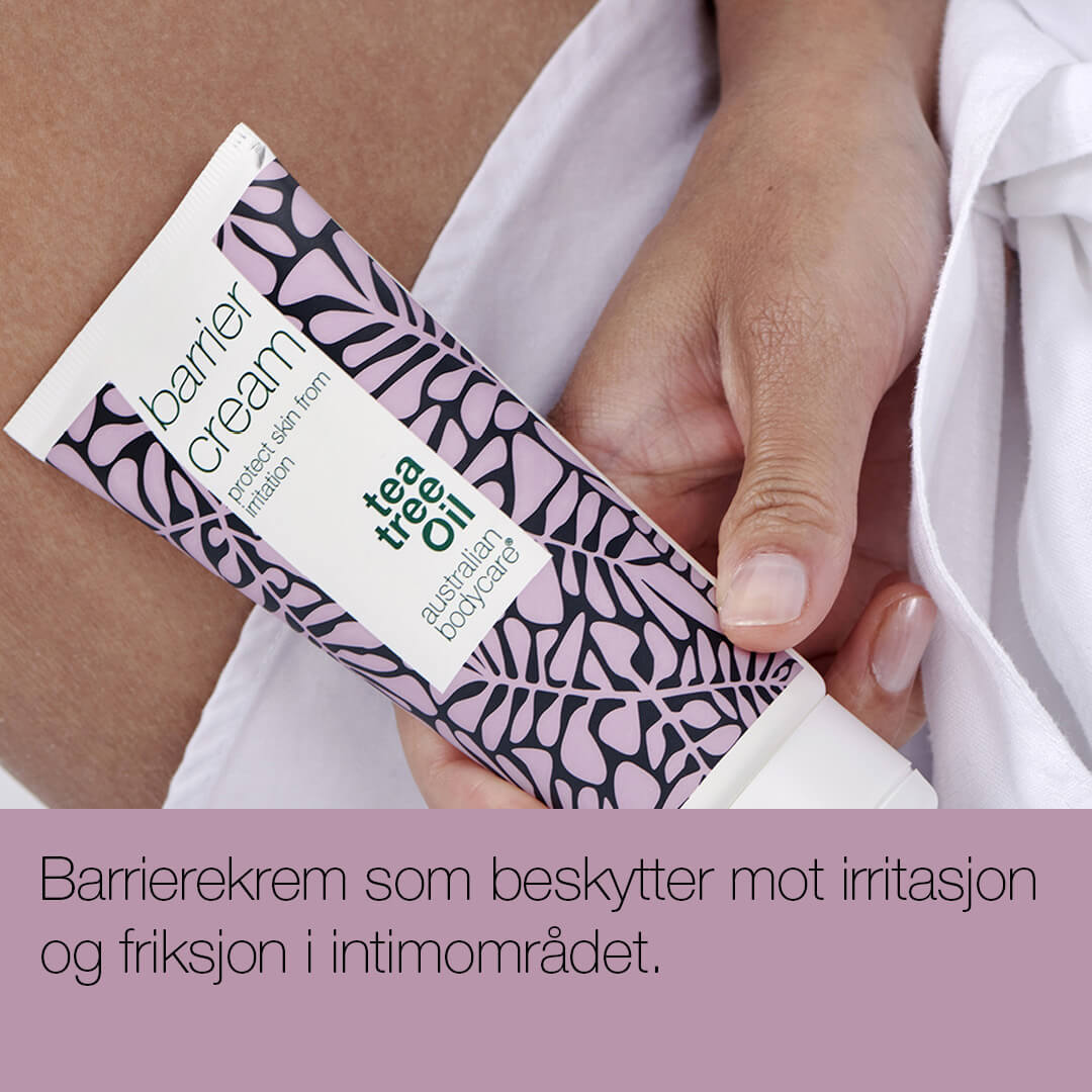 Barrierekrem til underlivet - Barrierekrem for rød og sensitiv hud, spesielt egnet til underlivet