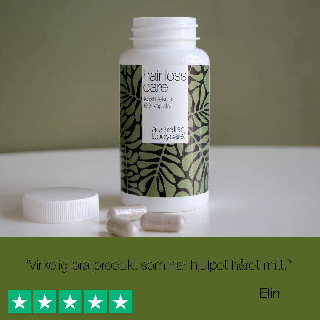Vitaminer for hår med Biotin - Opprettholder normalt hår og kan brukes mot hårtap
