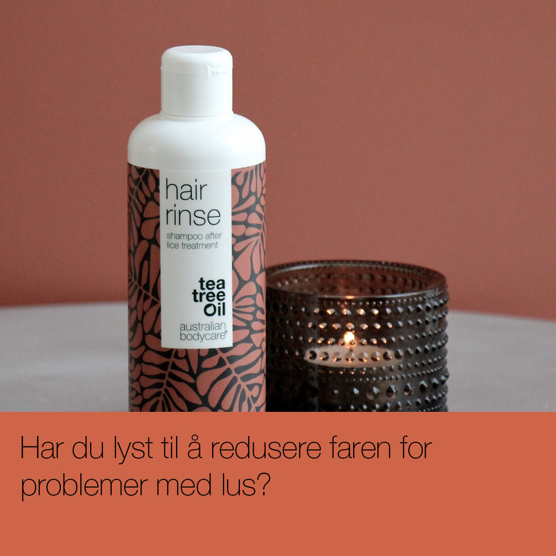 Lusesjampo med Tea Tree Oil - Forebyggende lusesjampo ved lusebehandling