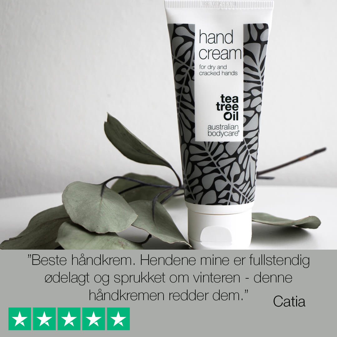 Håndkrem med Tea Tree Oil - Håndkrem for ekstremt tørre og sprukne hender
