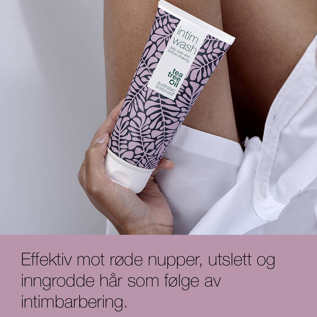 Intimvask til intimpleie - Intimsåpe motvirker kløe, svie og fiskelukt i underlivet