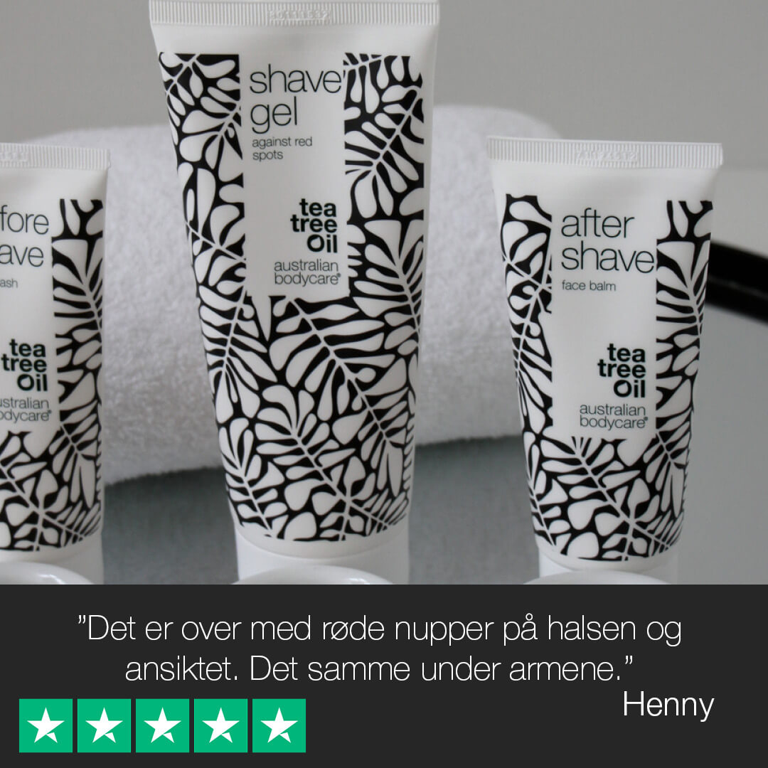 Barbergel til Herre - Barbergelé mot røde nupper og utslett ved barbering