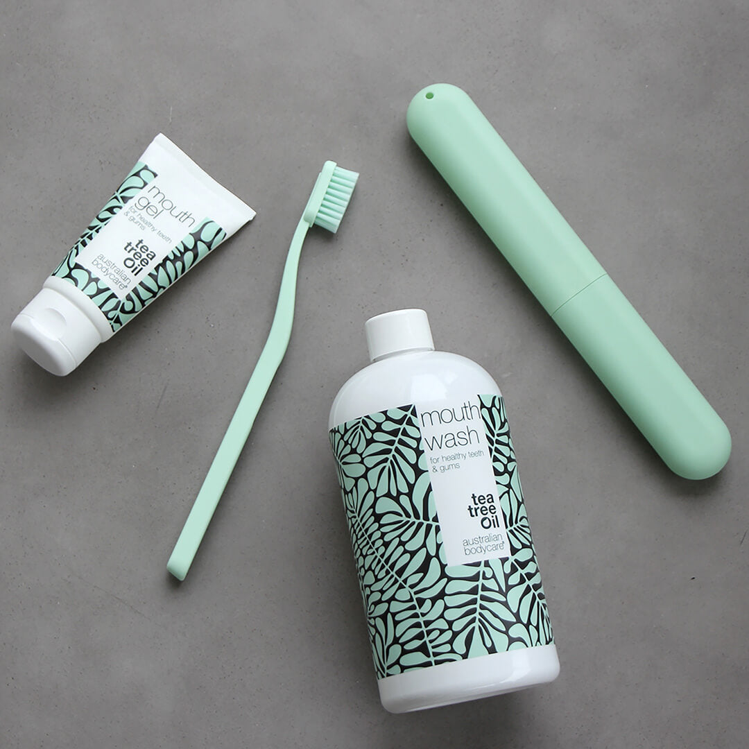 Start kit – 5 munnprodukter - Startpakke til god munnhygiene og pleie ved periodontitt og sopp