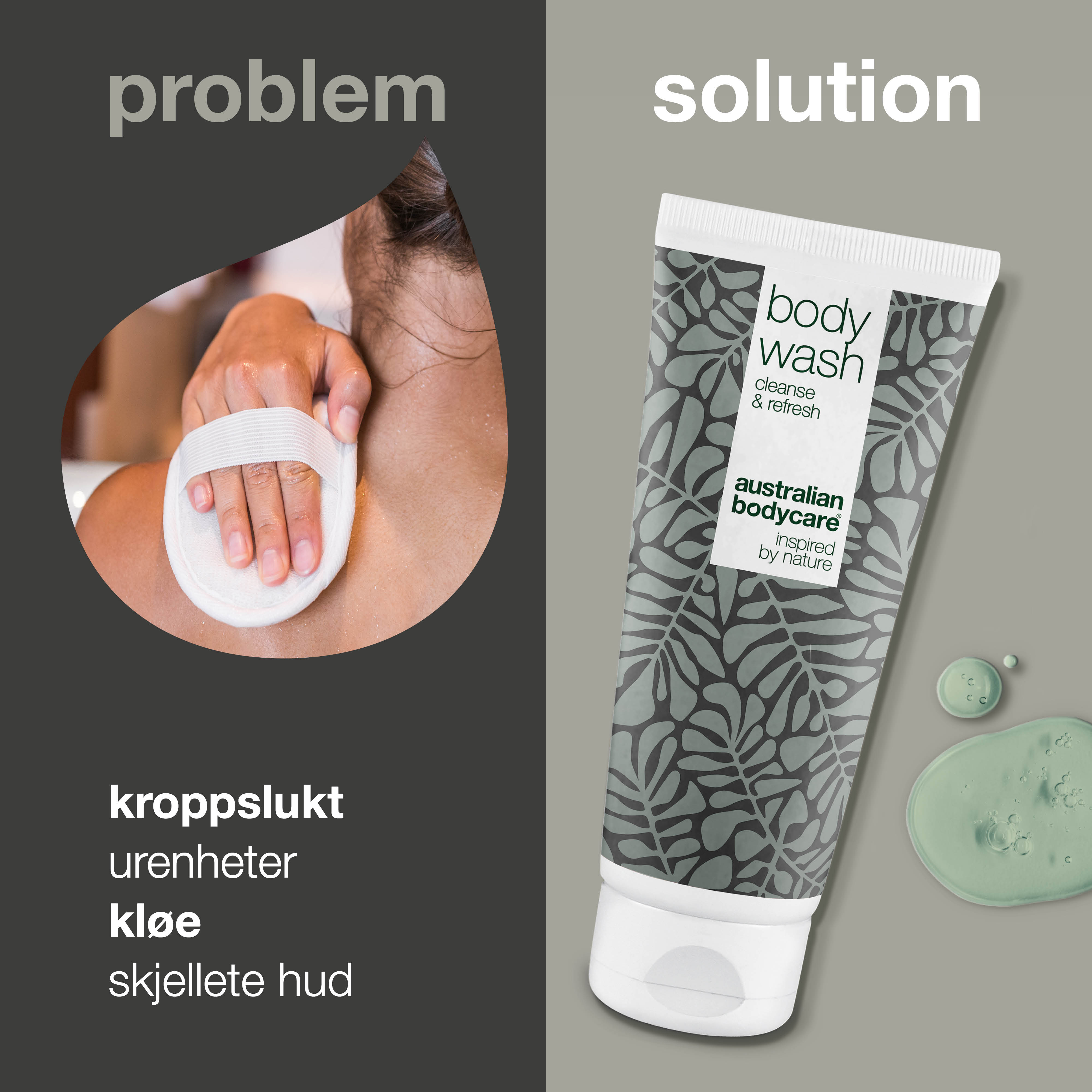 Tea Tree Oil Shower Gel - Dusjsåpe med 100 % tetreolje