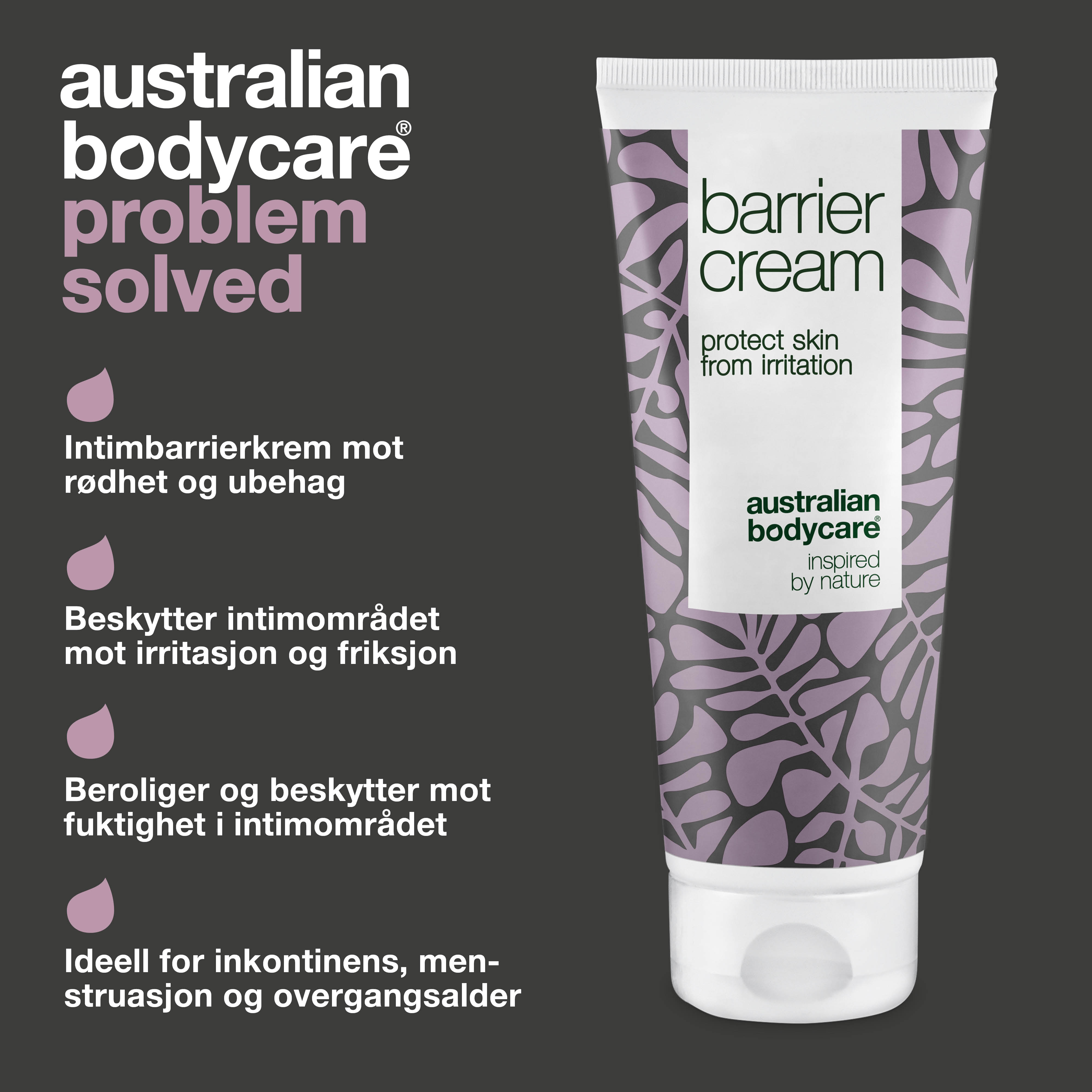 Barrierecreme mod rødme og svie — Beskytter intimområdet mod irritation, fugt og friktion
