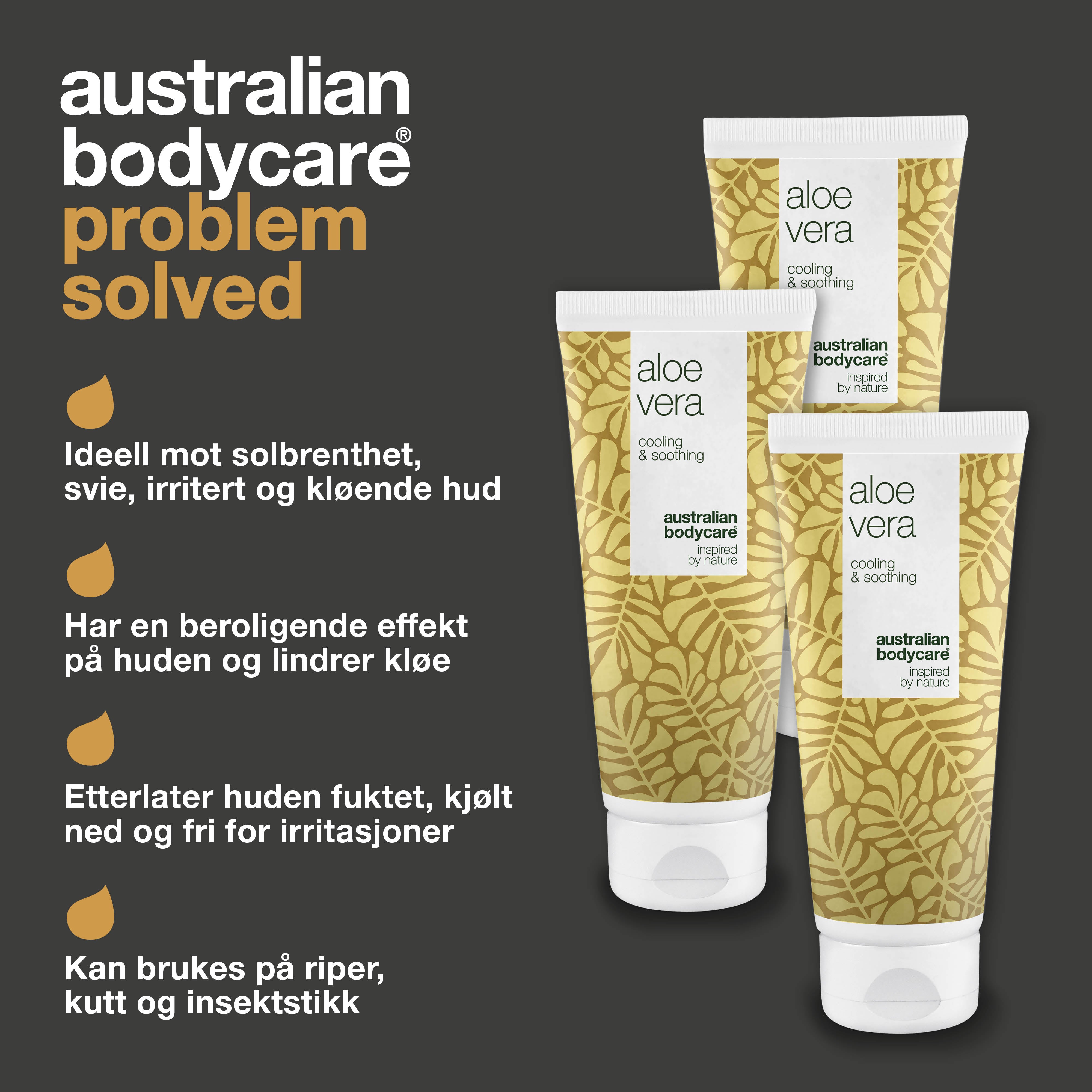 3 Aloe Vera gel  - pakketilbud — Pakketilbud med 3 Aloe Vera gel (200 ml).