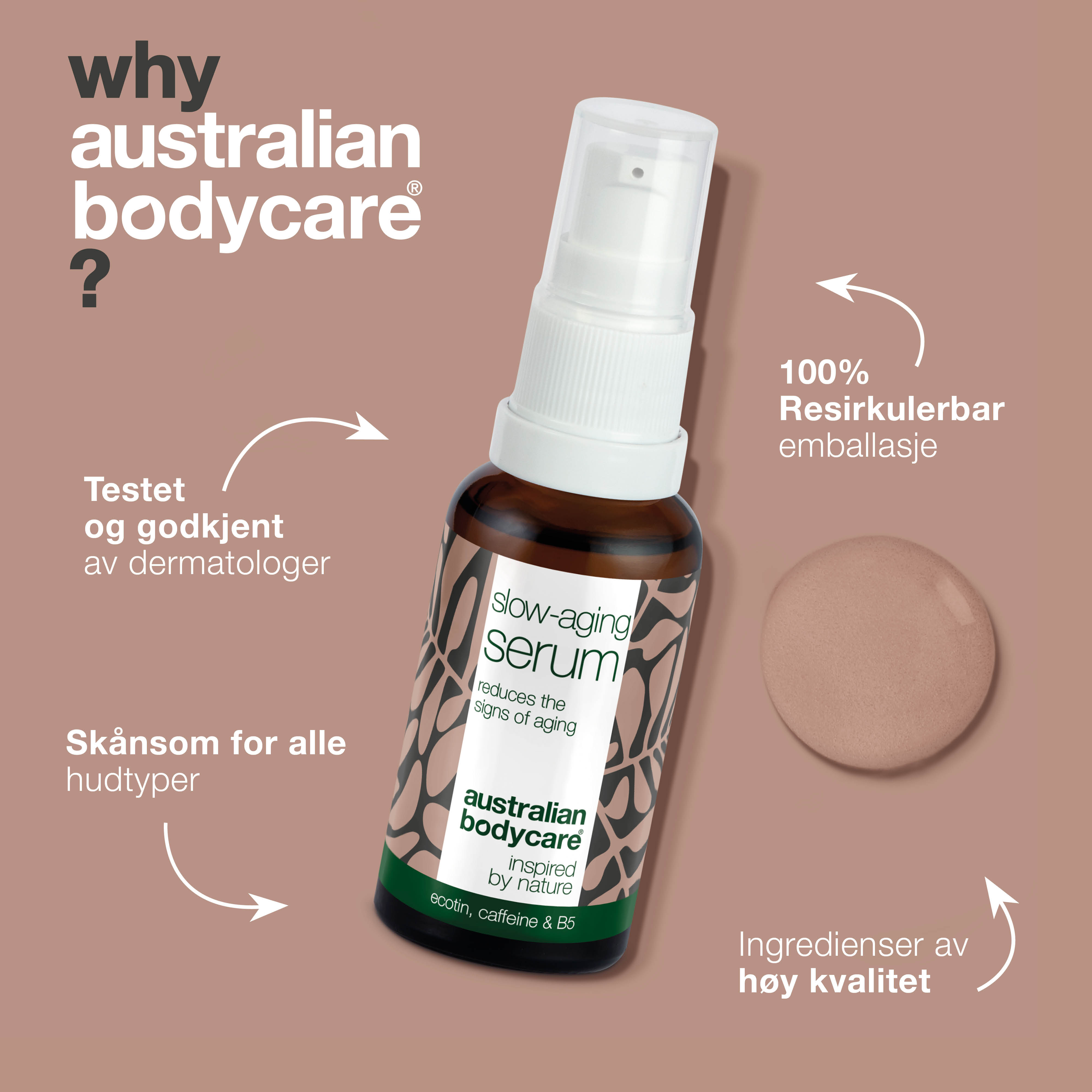 Slow-aging Serum – Effektiv pleje til rynker og moden hud — Slow-aging Serum fugter, opfrisker og reducerer synlige rynker. Perfekt til moden hud 50+. Bestil nu og oplev glattere hud.