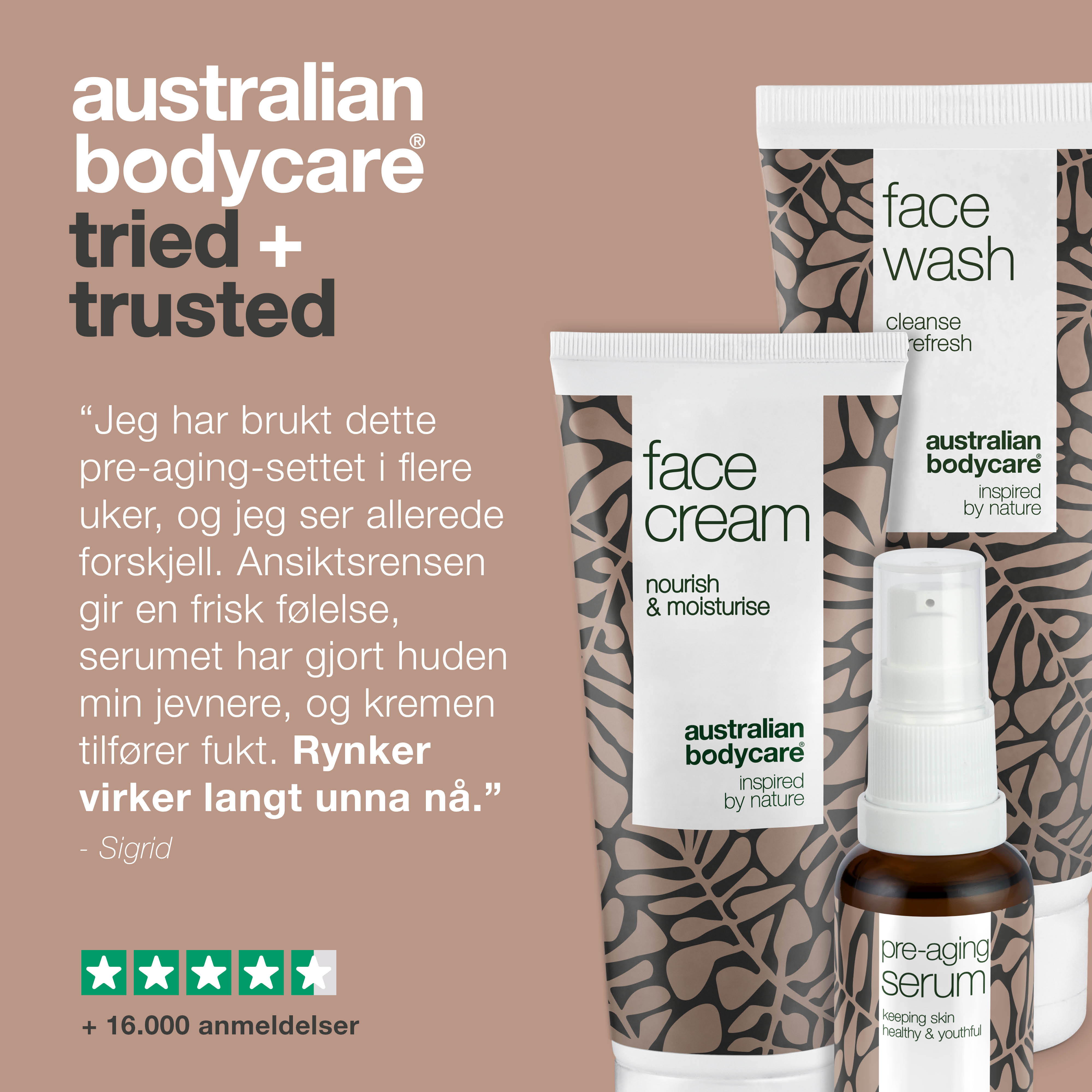 Pre-aging sæt til forebyggelse af rynker — 3 Anti Age produkter til ung hud til at forebygge rynker