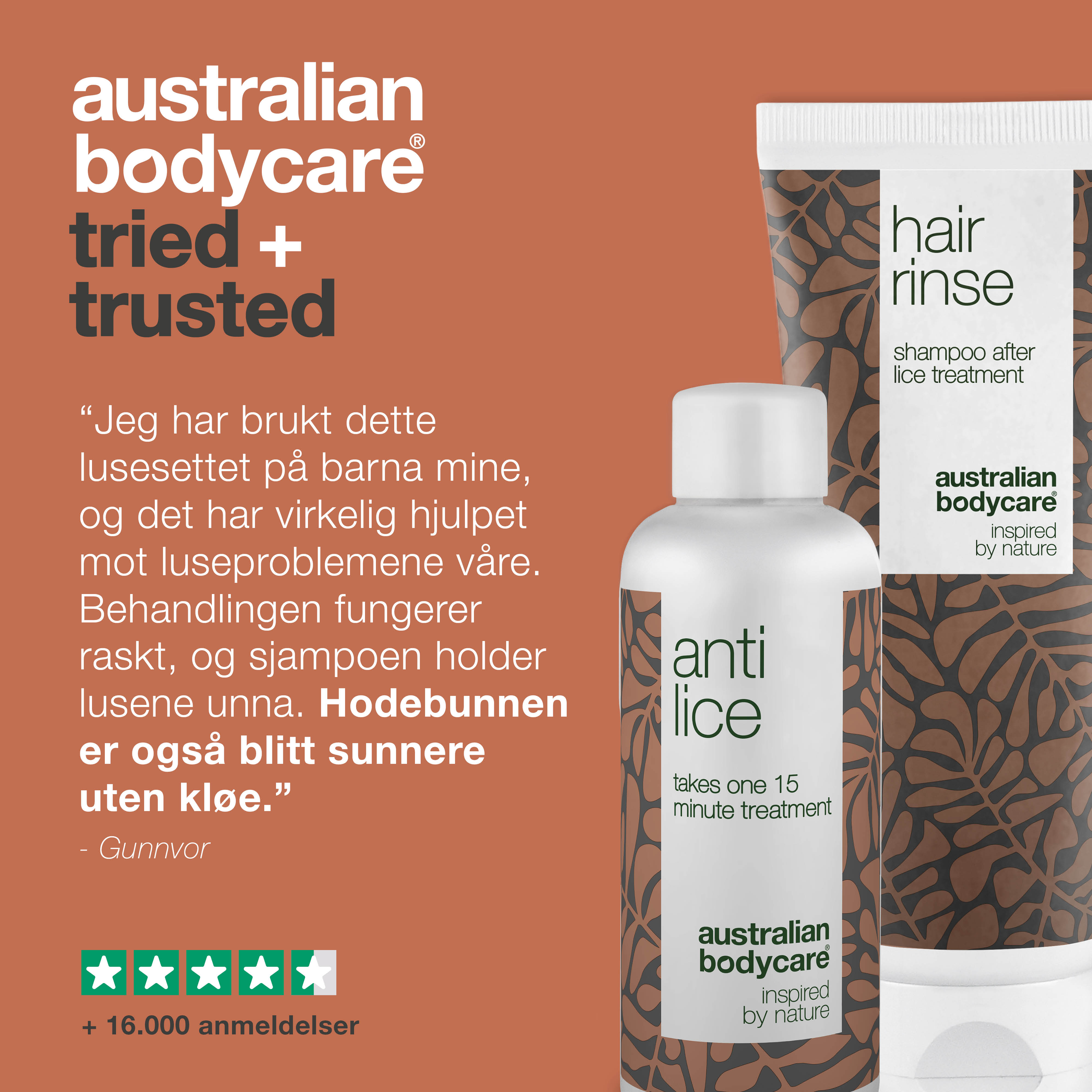2 luseprodukter til behandling af lus  — Lusekur og forebyggende luseshampoo til problemer med lus