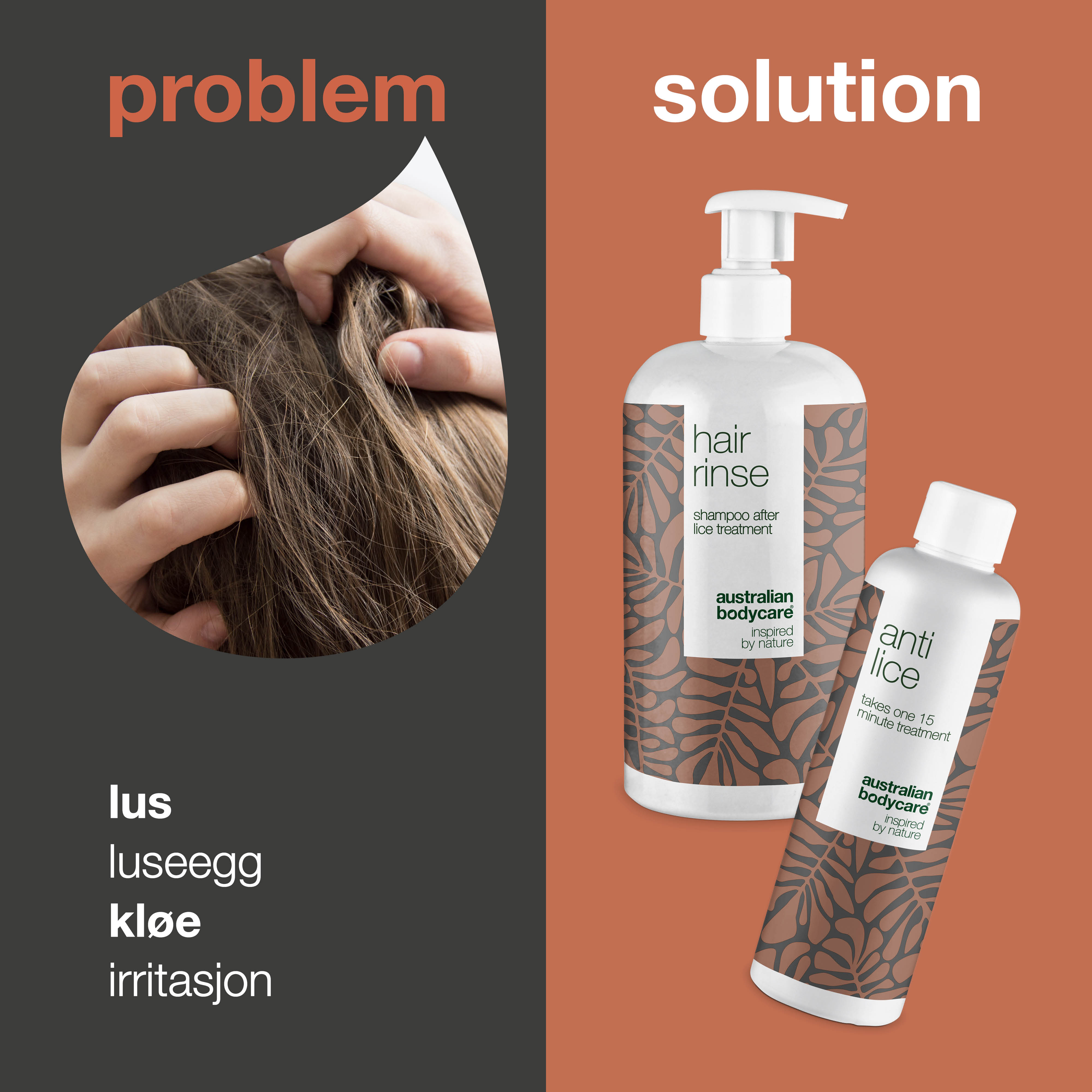 XL luseprodukter til lusebehandling — XL lusekur + XL luseshampoo fjerner og forebygger problemer med lus