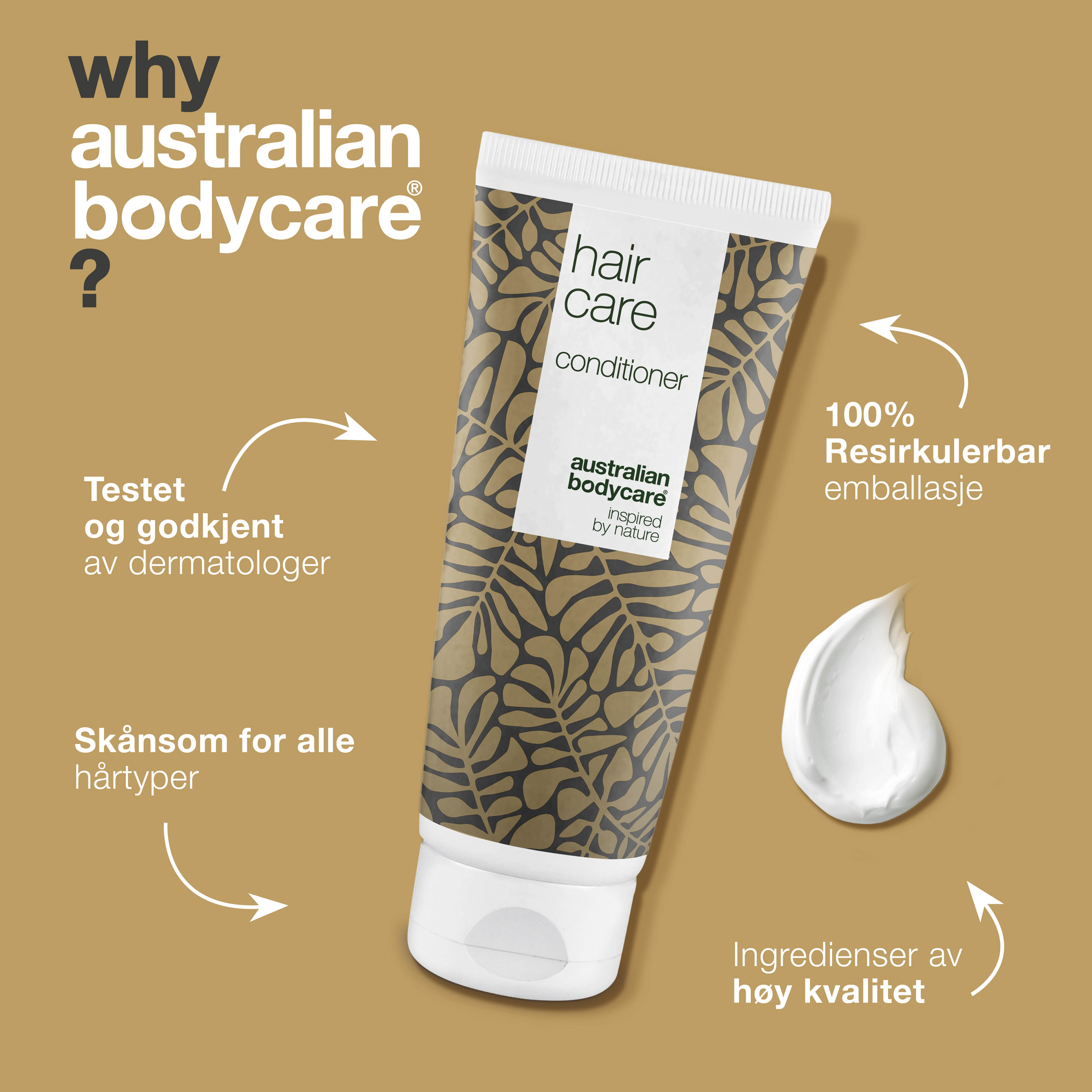 Balsam til tør hovedbund, skæl og kløe — Conditioner til irriteret hovedbund og daglig pleje af håret