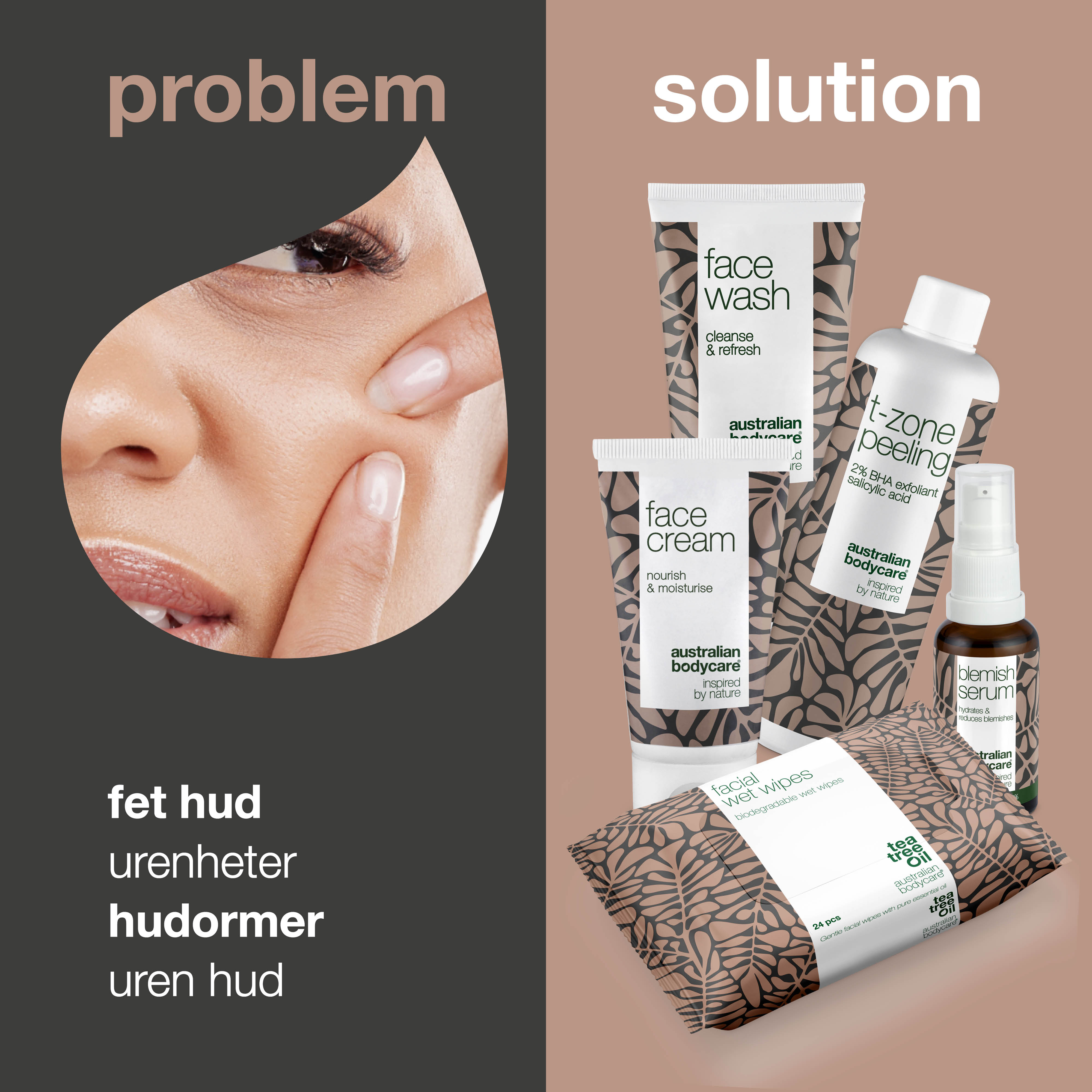 BHA T-Zone Peeling Pakken — Modvirker og forebygger fedtet hud i T-zone