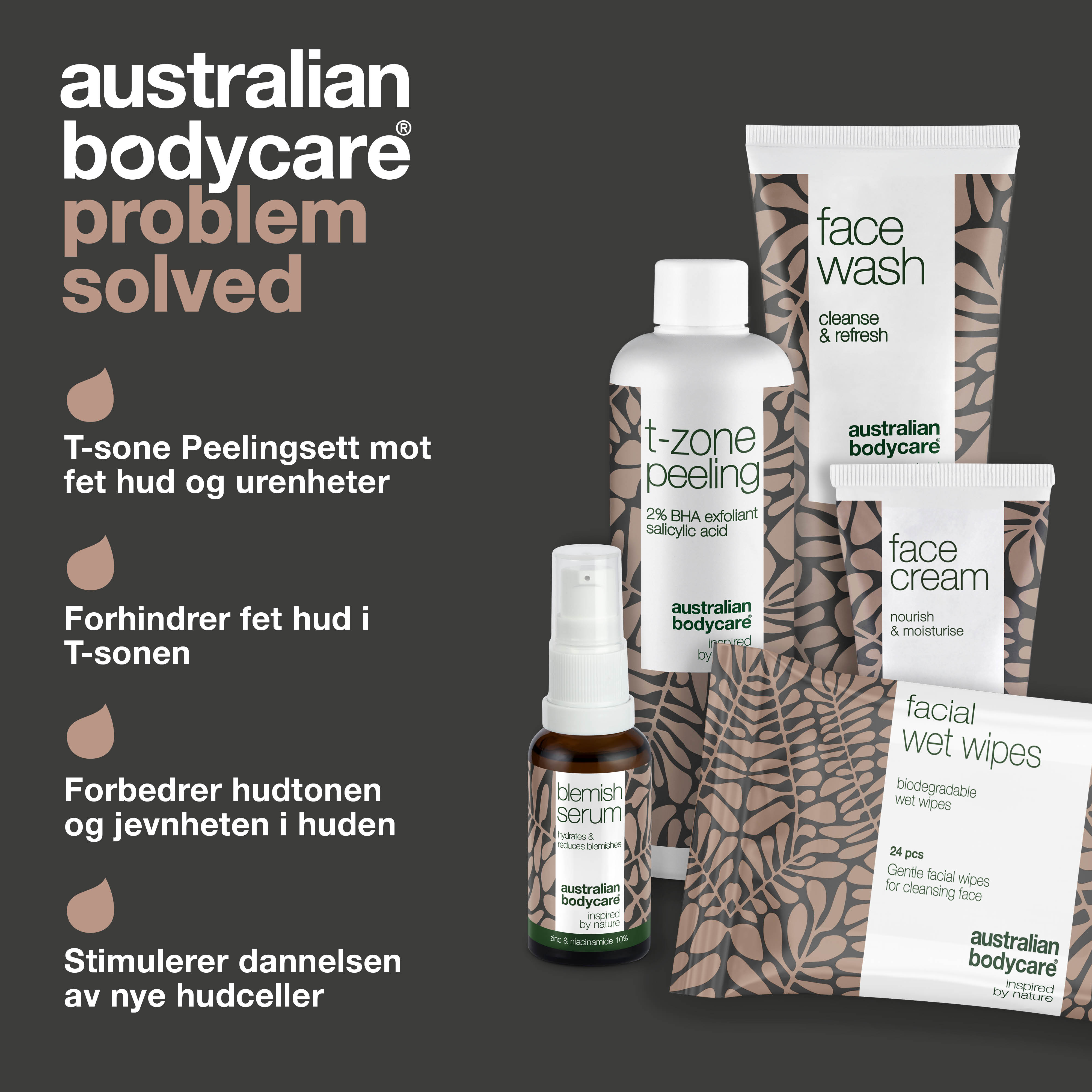 BHA T-Zone Peeling Pakken — Modvirker og forebygger fedtet hud i T-zone