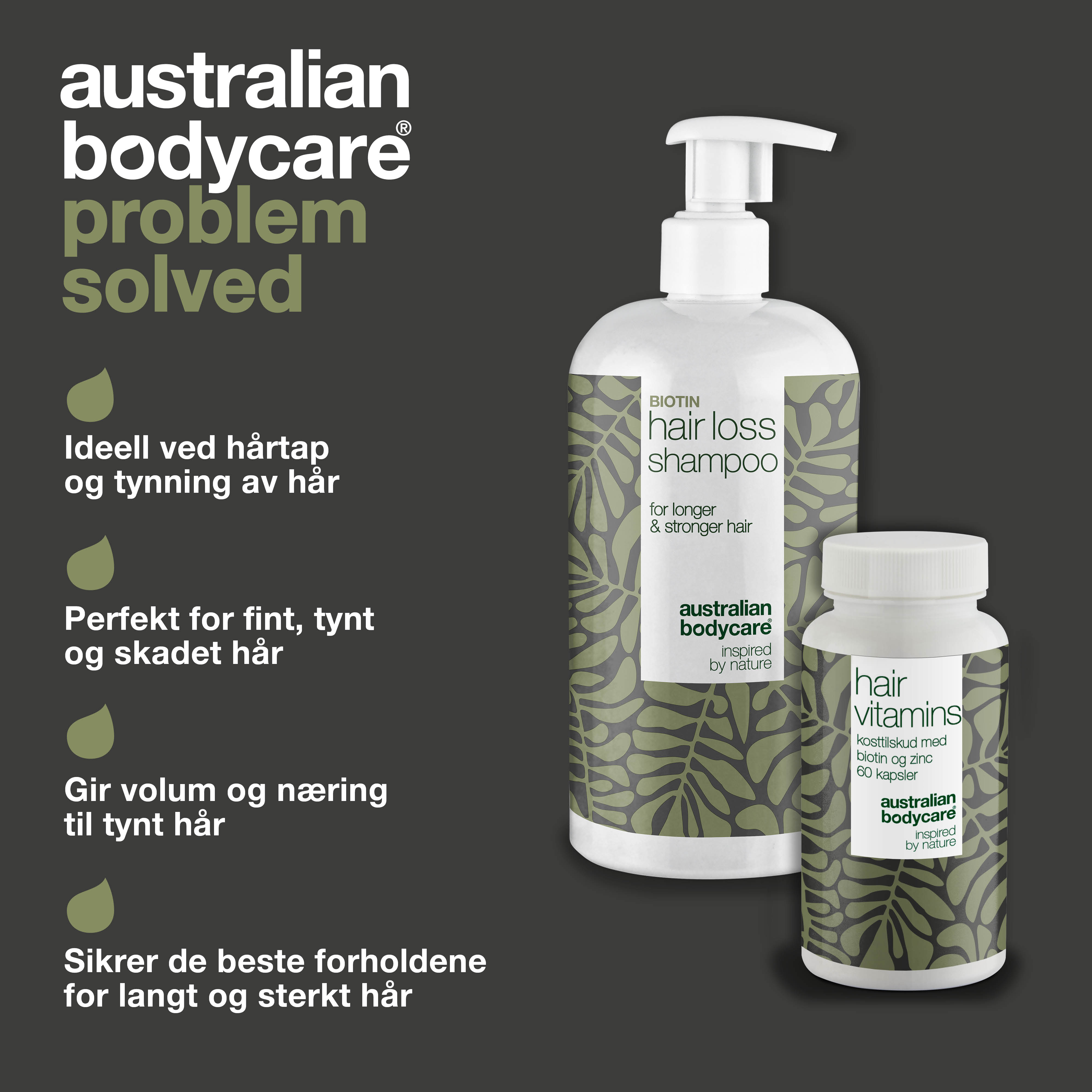 Shampoo og hårvitaminer til håret — Produkter til at vedligeholde et normalt hår