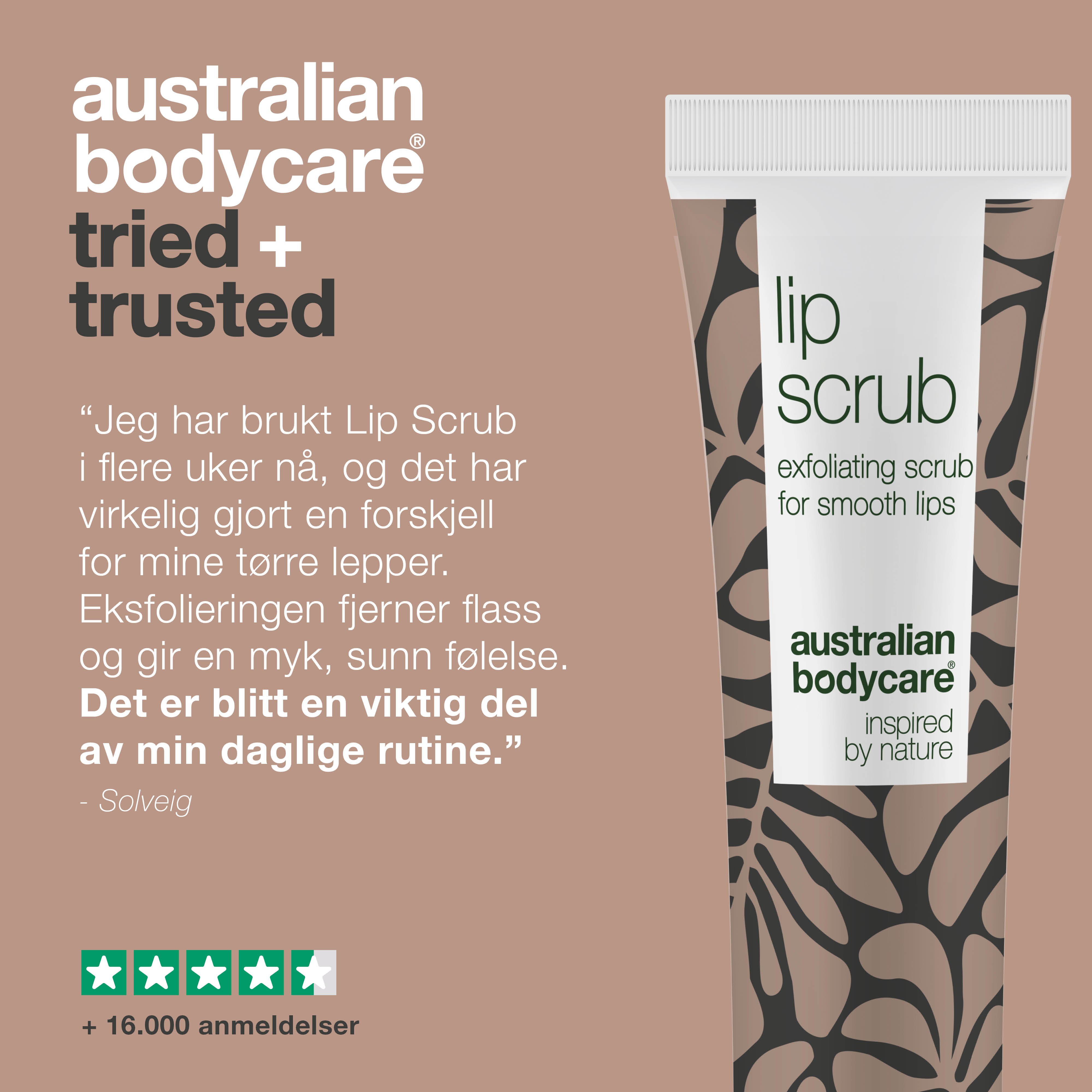 Lip Scrub til pleje af tørre læber — Effektiv eksfoliering og intensiv pleje for dine tørre læber