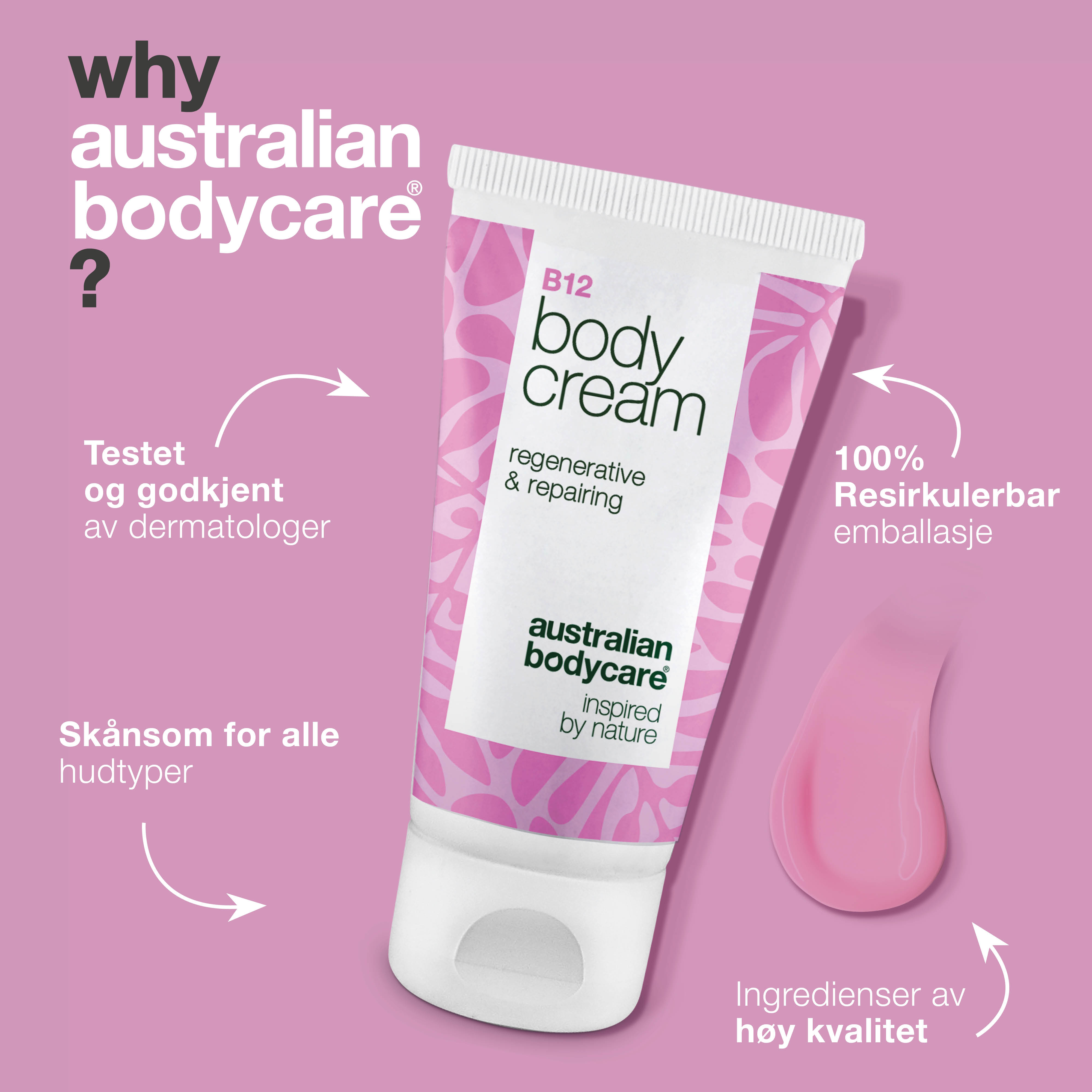 B12 Creme – Regenererende Creme med Vitamin B12 — Få fugtet hud med B12 creme, en creme med vitamin B12, som passer til alle hudtyper.