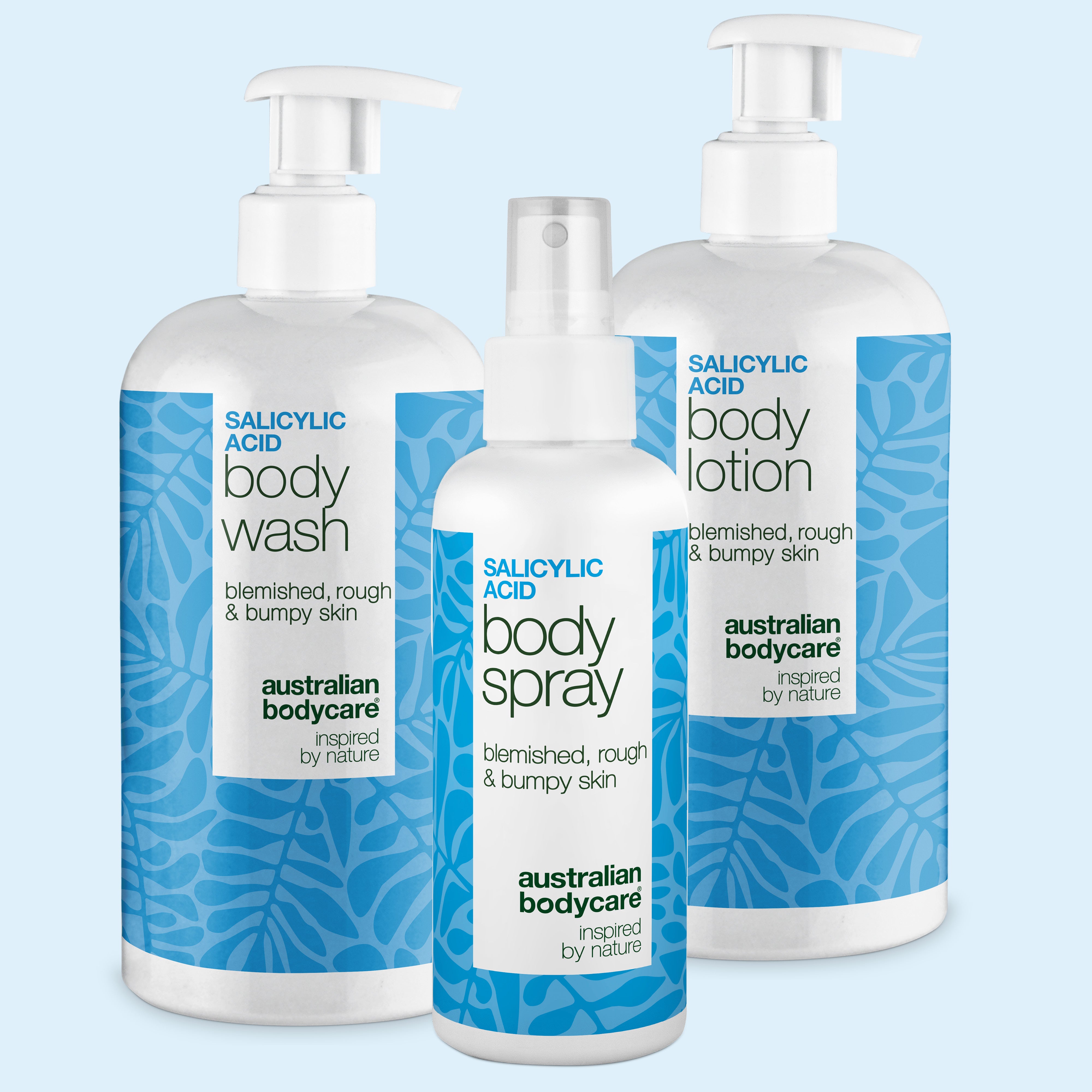 Kviser på Kroppen Pakke – Body Wash, Body Lotion og Spray fra Australian Bodycare