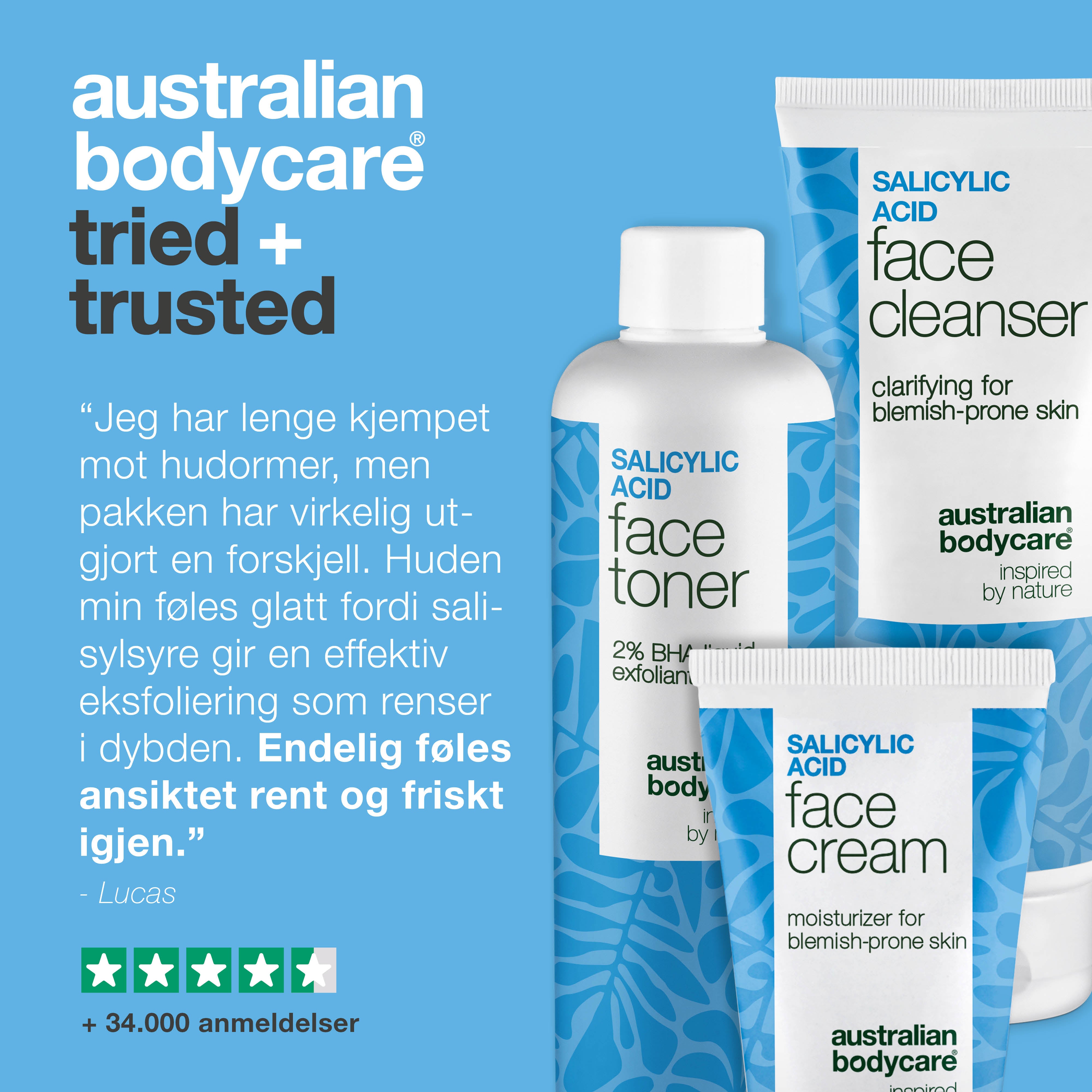 Pakke mot hudormer og tette porer med salisylsyre – dyprensende rutine for glatt og ren hud