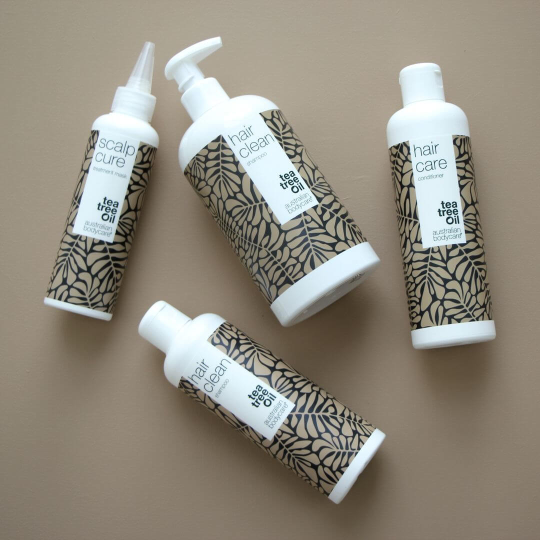 3 Hair Clean shampoo — pakketilbud - Pakketilbud med 3 sjampoer (500 ml): Tea Tree Oil, Lemon Myrtle og Mint