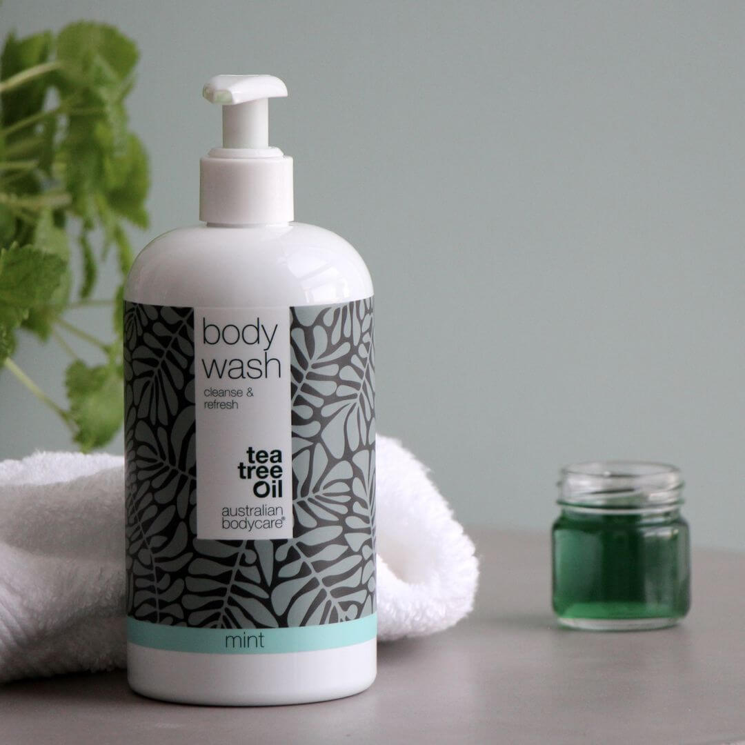 4 for 3 Tea Tree Body Wash 500 ml Mint - pakketilbud — Pakketilbud med 4 Body Wash (500 ml): Tea Tree Oil Mint