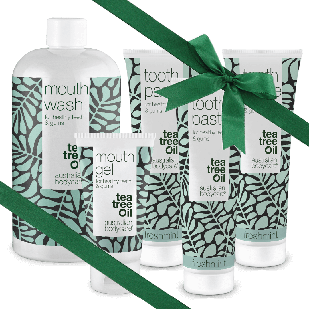 Gave til bestefar — 5 Munnpleie produkter med tea Tree Oil