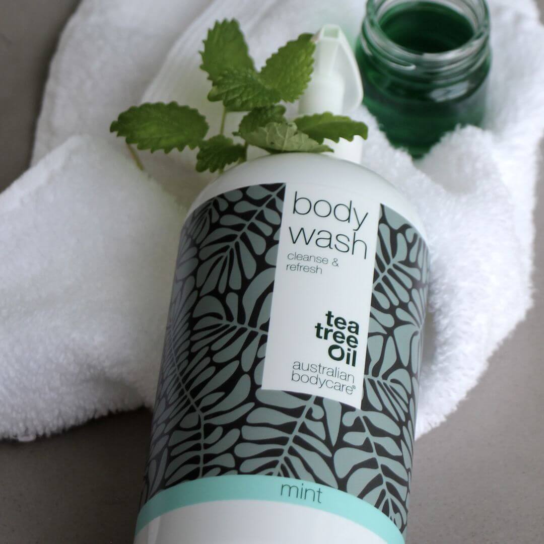 4 for 3 Tea Tree Body Wash 500 ml Mint - pakketilbud — Pakketilbud med 4 Body Wash (500 ml): Tea Tree Oil Mint