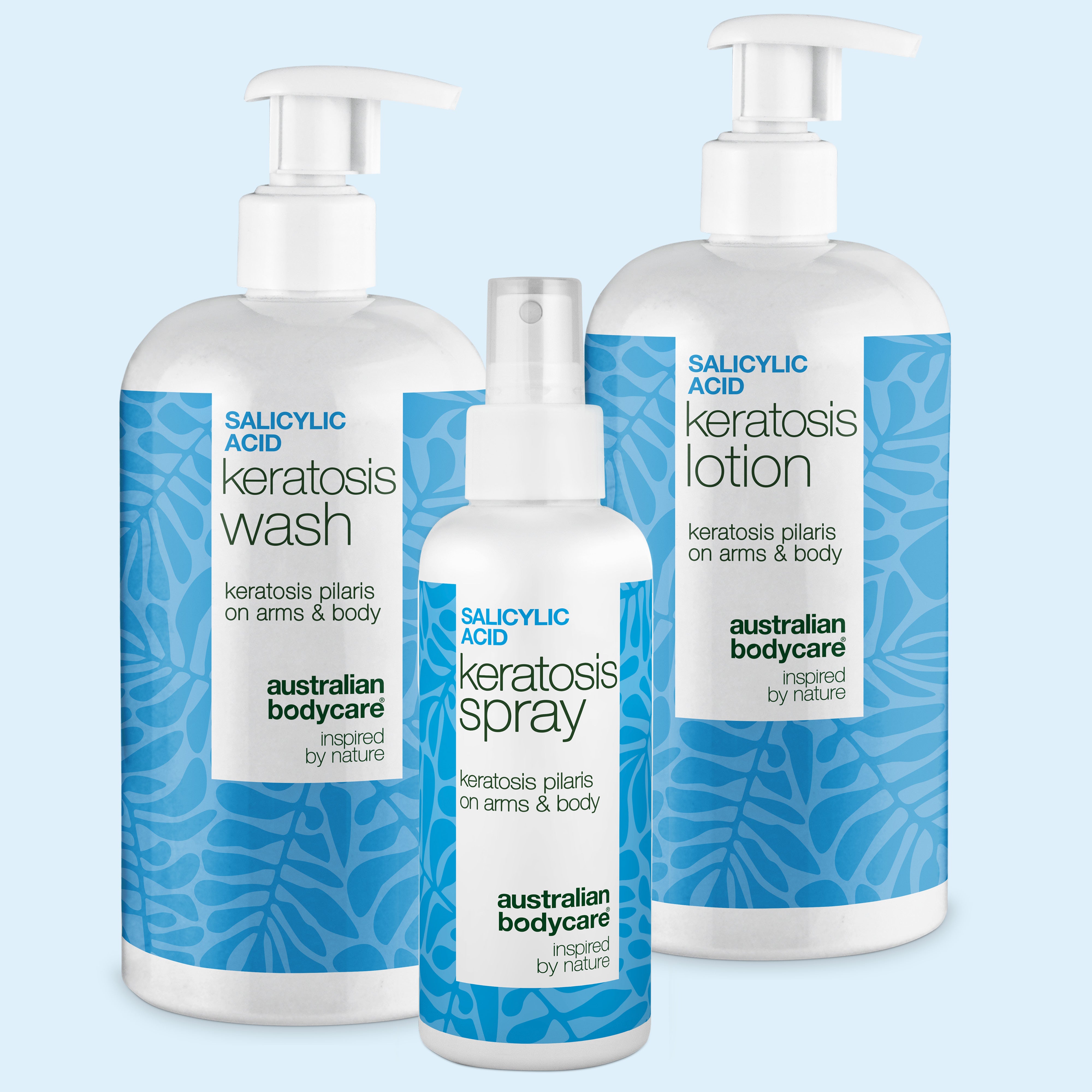 Keratosis Pilaris-sett – Body Wash, Body Lotion og Spray fra Australian Bodycare