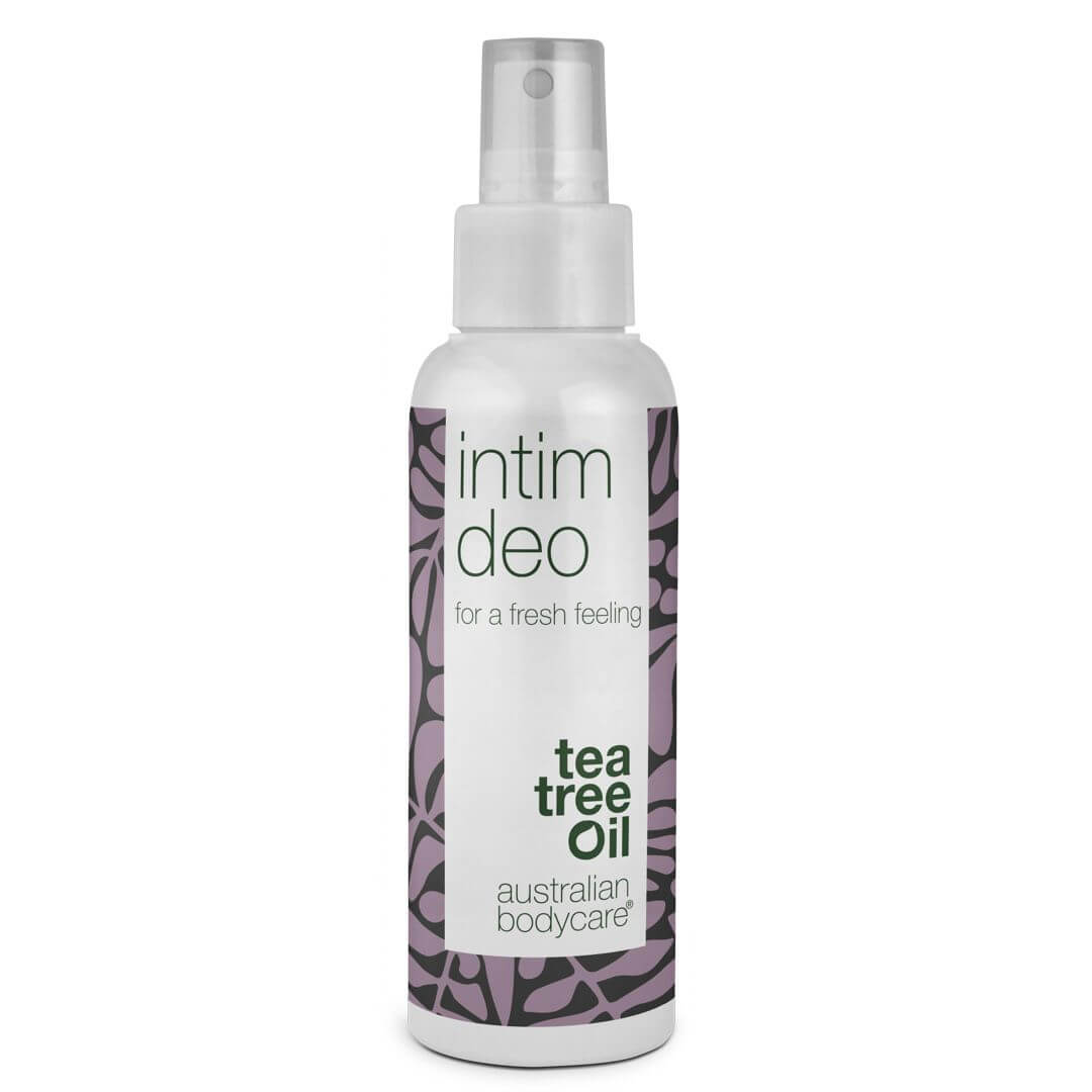 Intimdeodorant med tea tree oil mot vond lukt i underlivet