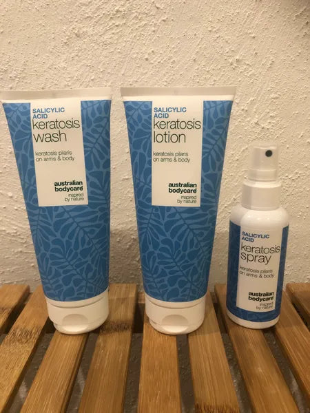 Kunderesultat keratosis pilaris – Monique L. ser 60% reduksjon etter 14 dager