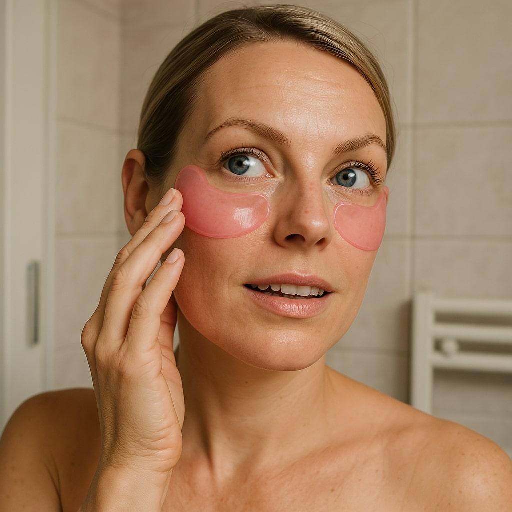 B12 Vitamin Øyemasker mot Mørke Ringer & Hevelser — Reduser mørke ringer og hevelser med B12 øyemasker. Fuktighetsgivende og oppfriskende på bare 20 minutter. Perfekt for trøtte øyne!