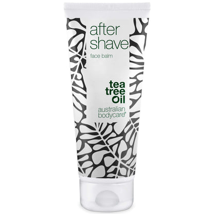 After Shave med Tea Tree Oil - Aftershave lotion mot røde nupper og inngrodde hår etter barbering