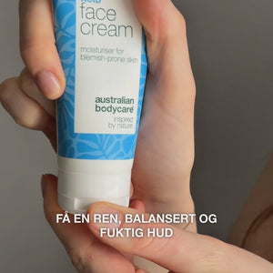 Ansiktskrem med salisylsyre mot kviser og hudormer — Lett, ikke-fetende fuktighetskrem for fet og uren hud – renser porer og reduserer talg.