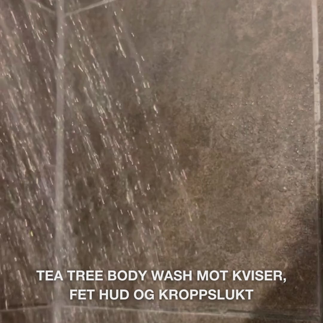 Tea Tree Body Wash mot kviser, kroppslukt og kløe – med Tea Tree Oil og Zinc PCA