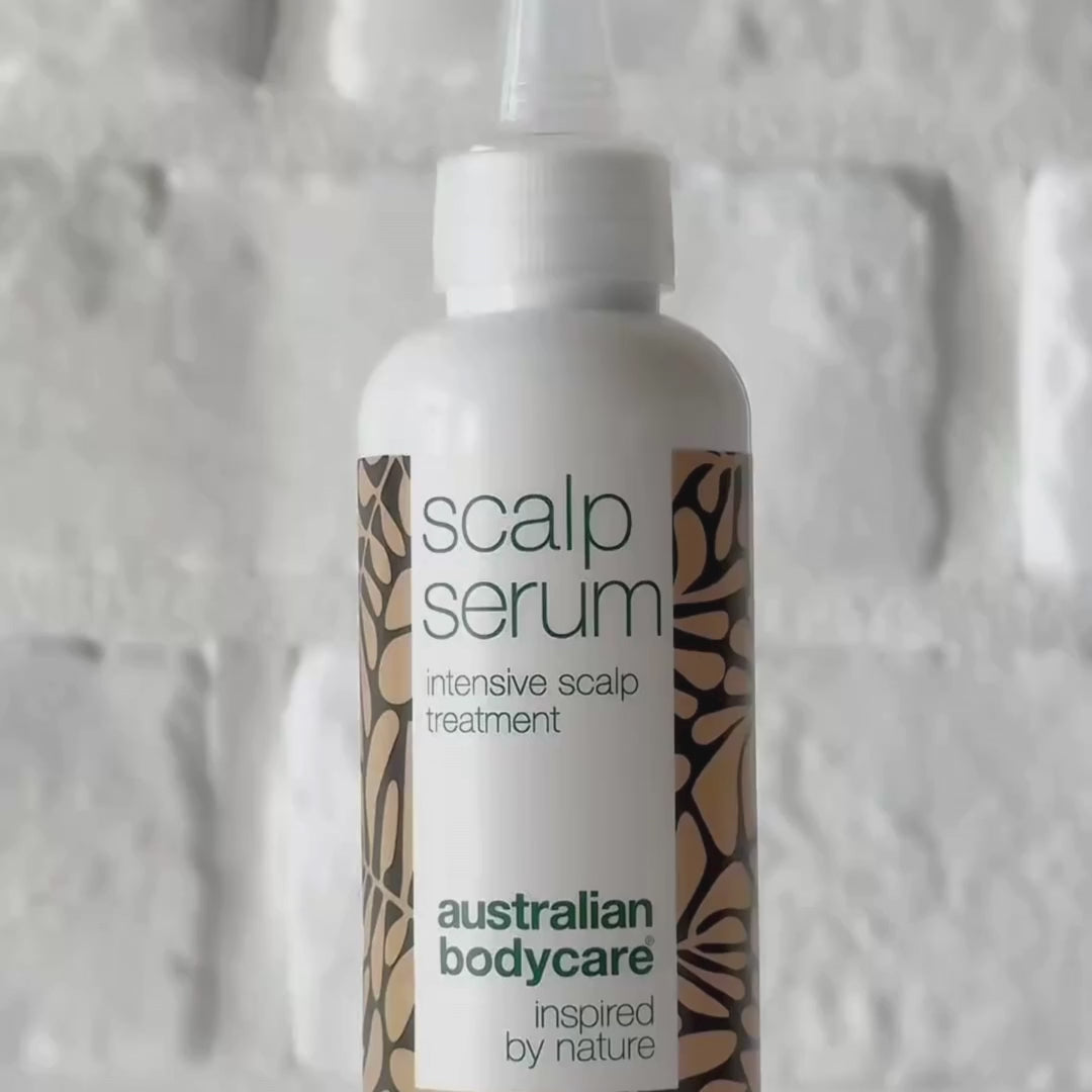 Hodebunnskur mot flass og tørr hodebunn – serum for kløe, fett hår og irritasjon – Australian Bodycare
