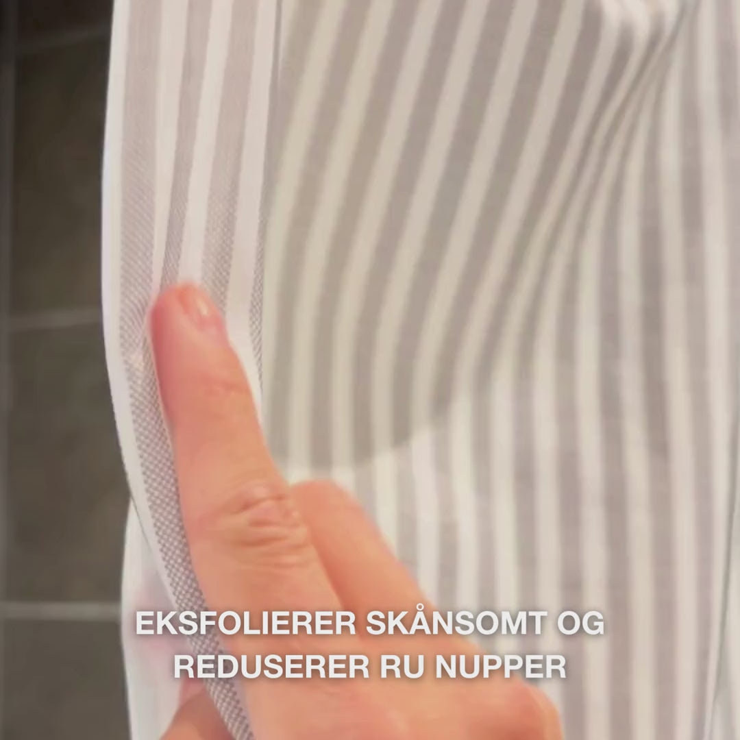 Keratosis Pilaris Body Wash mot keratosis pilaris, tørr hud og porer. Beriket med salisylsyre, niacinamid, sink PCA og vitamin E for synlig glattere hud.