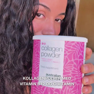 Marint kollagenpulver med B12 og C-vitamin – 250 g kosttilskudd for hud, hår og negler – Australian Bodycare