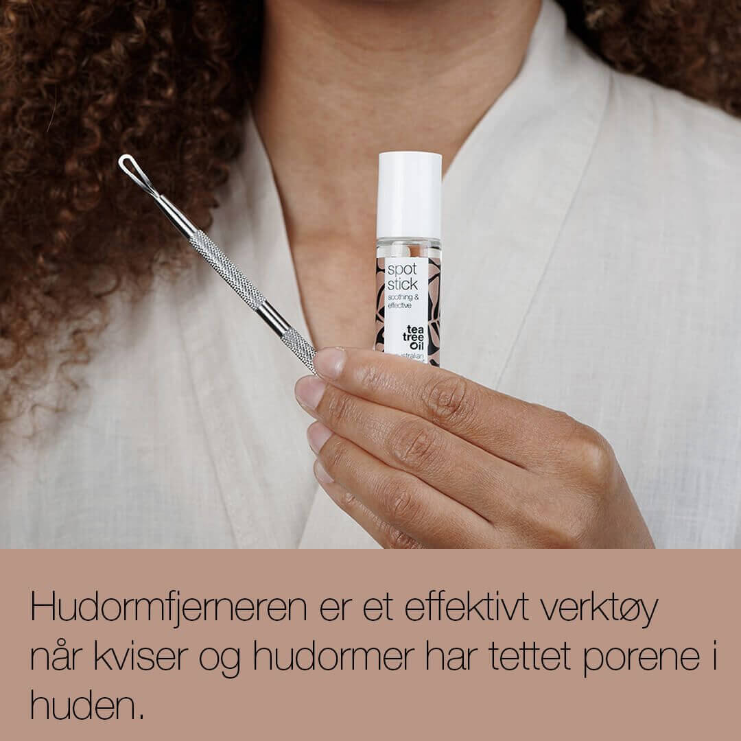 Hudormefjerner til kviser og uren hud — Blackhead remover til hvite og sorte hudormer