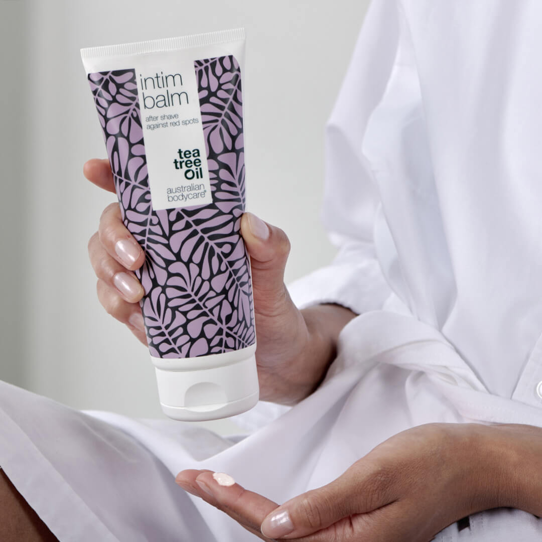 4-pack til intimbarbering mot røde nupper og inngrodde hår — produkter mot nupper og barberingsutslett i intimområdet
