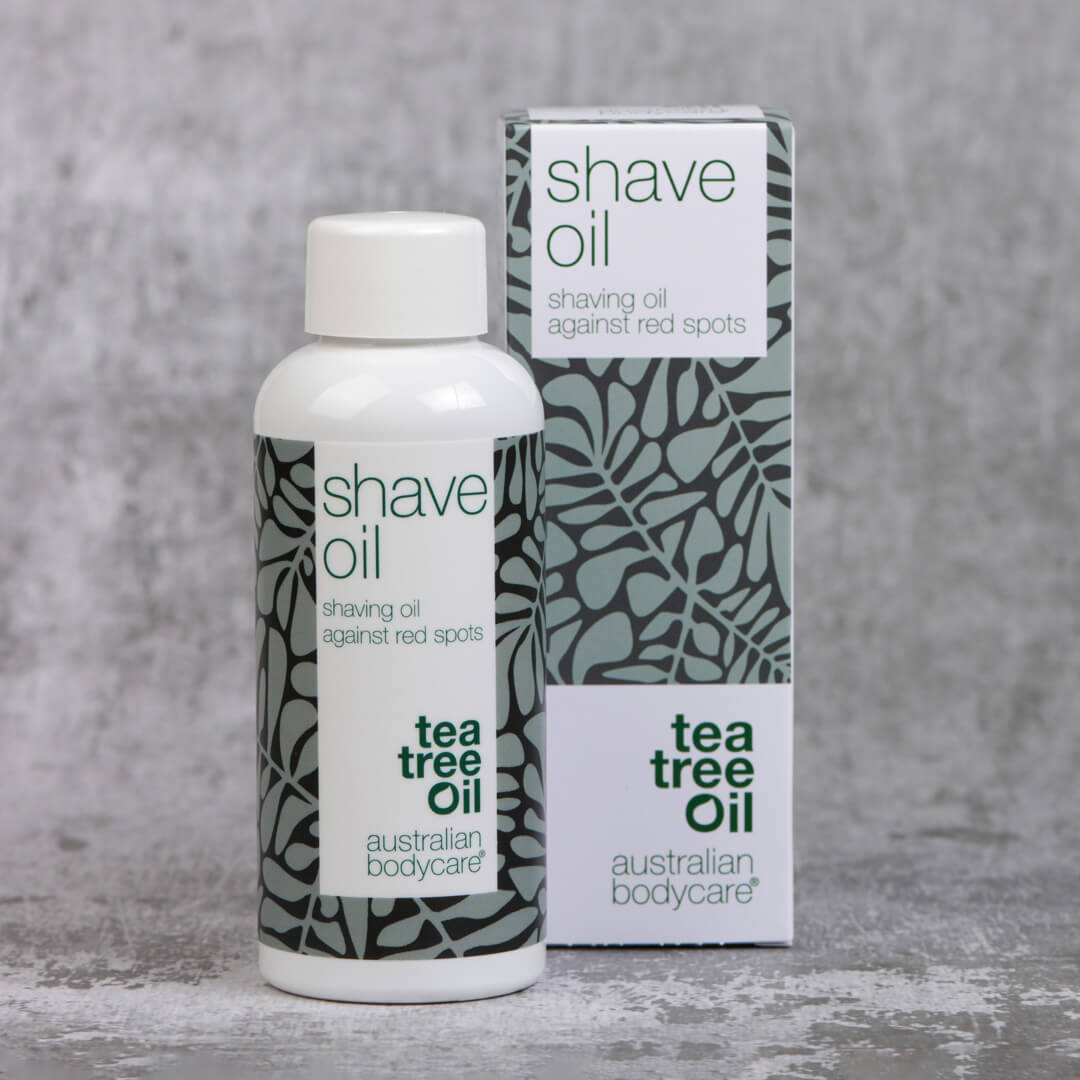 Barberolje til hele kroppen — Shaving oil mot irritasjon, rødme og barberingsknupper