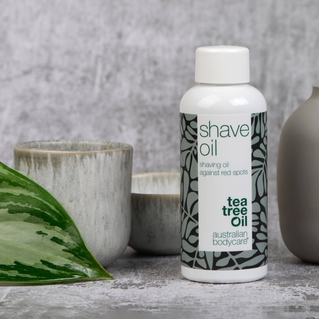 Barberolje til hele kroppen — Shaving oil mot irritasjon, rødme og barberingsknupper