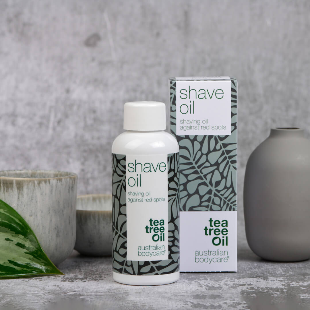 Barberolje til hele kroppen — Shaving oil mot irritasjon, rødme og barberingsknupper